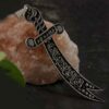 Collier épée Zulfiqar - Pendentif épée islamique en argent d'Imam Ali