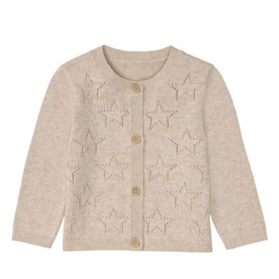Cardigan tricoté à manches longues pour nourrisson Modèle Soshiant