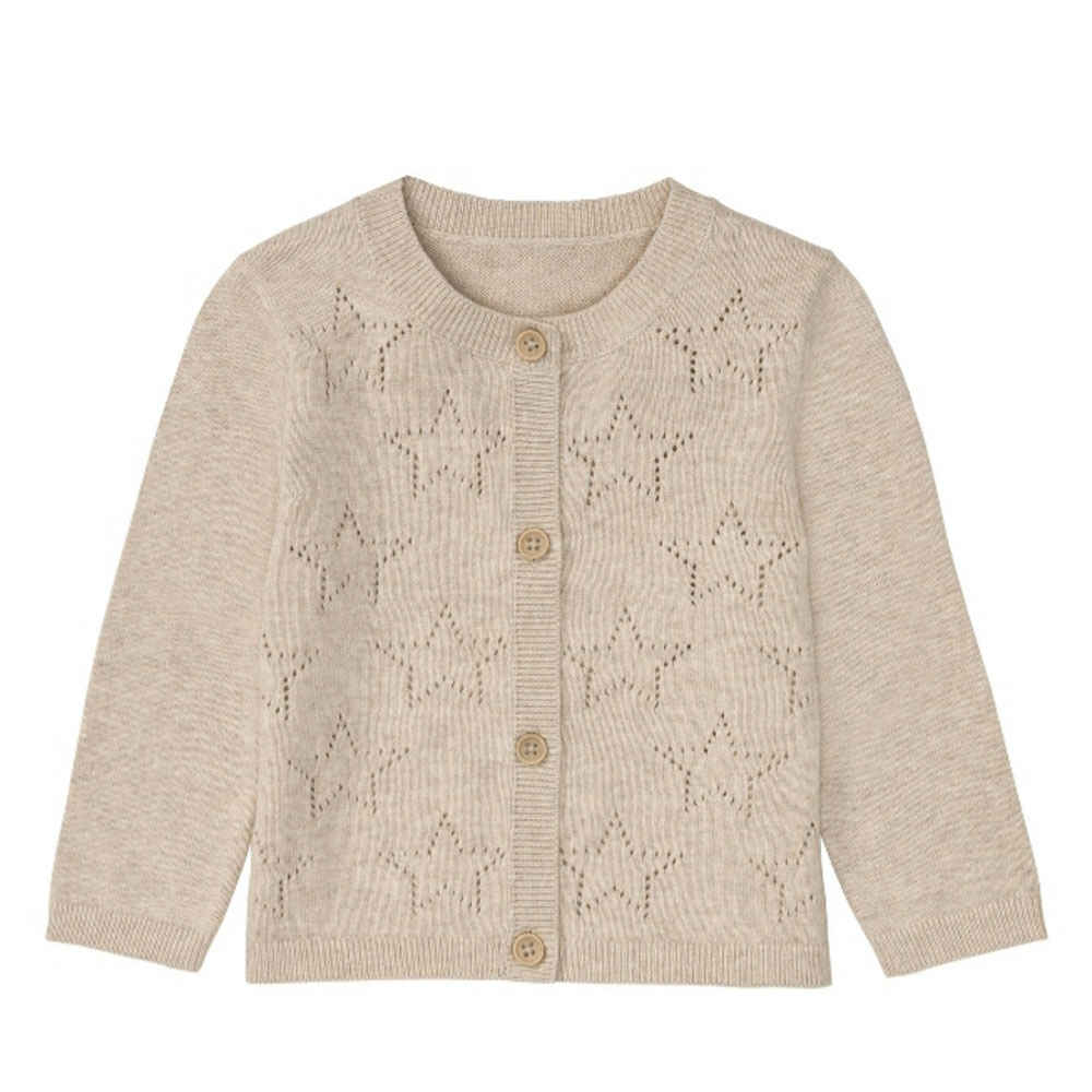Cardigan tricoté à manches longues pour nourrisson Modèle Soshiant