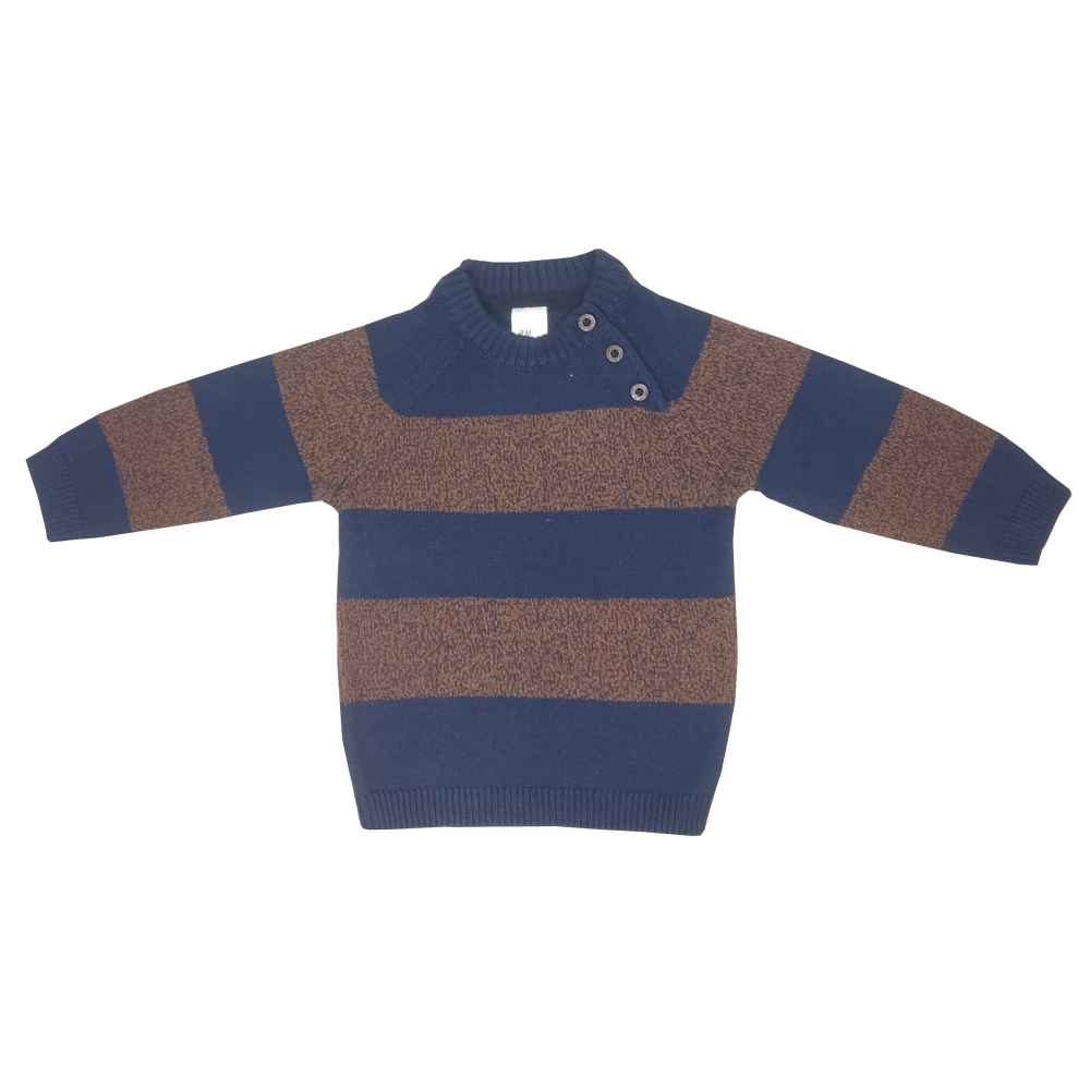 Pull tricoté pour bébé à manches longues Modèle Shahin