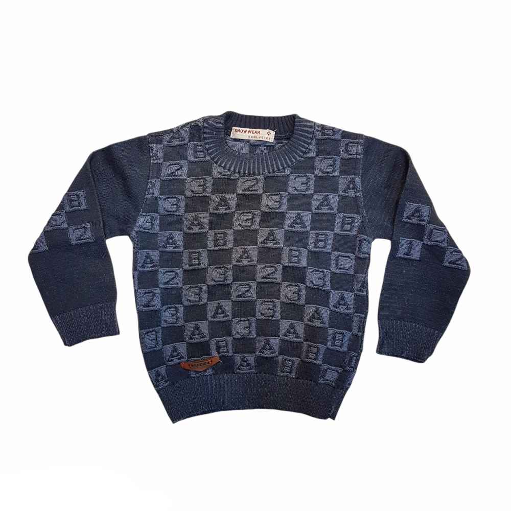 Pull tricoté pour nourrisson à manches longues Modèle Parasto
