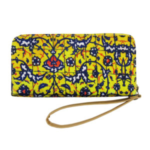 Portefeuille en tissu pour femmes avec motif inspiré de l’art persan Mahsan
