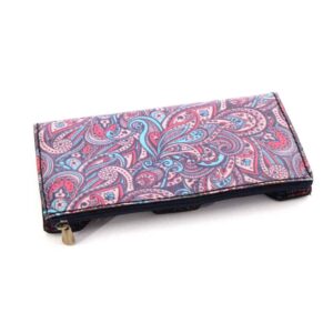 Portefeuille en tissu pour femmes avec motif inspiré de l’art persan Nikoo