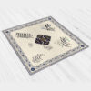 Nappe en velours design inspiré de la calligraphie perse Nafas