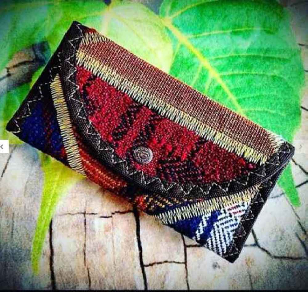 Portefeuille persan pour femmes fait main avec tissu Jajiam et design Elena