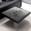 Nappe en Velours Design Inspiré de la Calligraphie Persane Mania