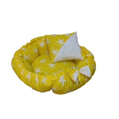 Nid pour bébé en coton Jaune Modèle Mobin