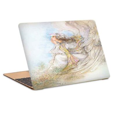 Autocollant sticker pour ordinateur portable modèle Ange persan