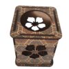 Porte-stylo islamique en bois pour bureau avec calligraphie Fatima