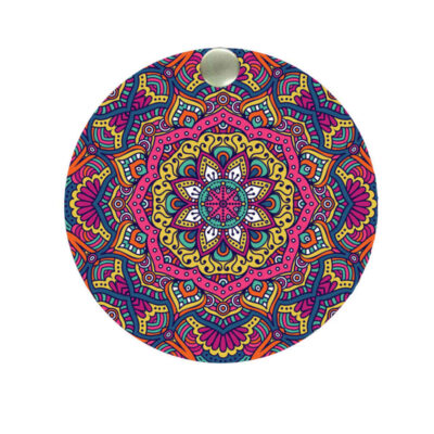 Miroir de poche compact avec design Diba inspiré de la Perse
