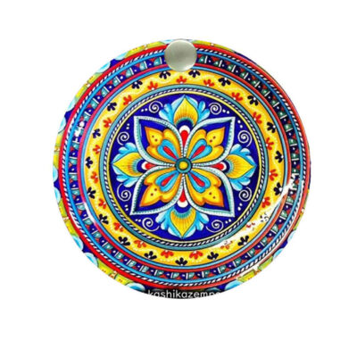 Miroir de poche compact avec design Aftab inspiré de la Perse