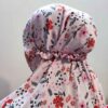 Tchador Islamique de Namaz avec Manches pour Femmes Idéal pour la Prière - Motif Floral Sahar