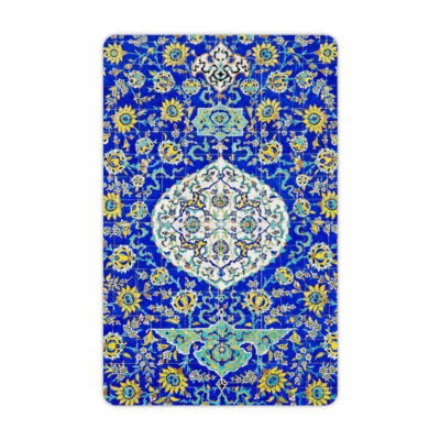 Autocollant pour carte bancaire – Motif bleu