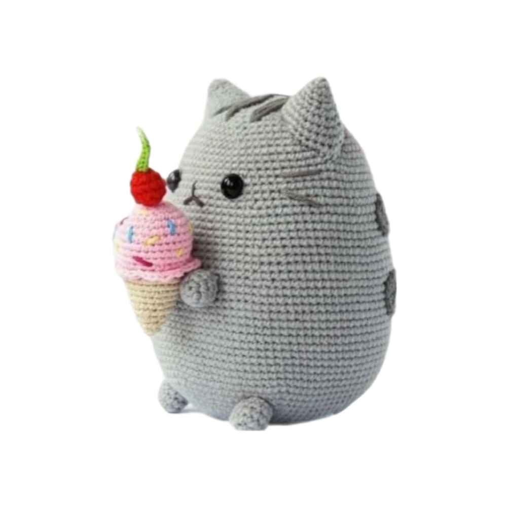 Amigurumi Chat en Peluche – Jouet en Crochet Fait Main | Élégant et Confortable