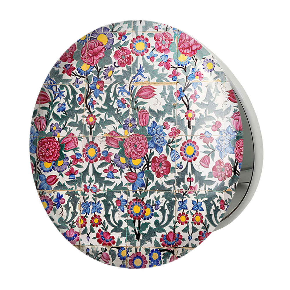 Miroir de poche avec design Shabnam inspiré de la Perse