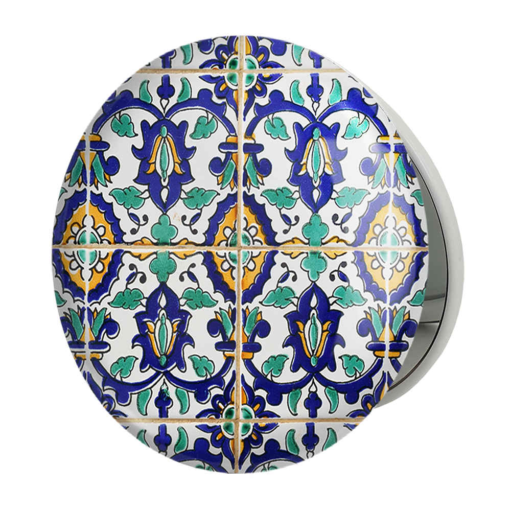 Miroir de poche avec design Yasna inspiré de la Perse