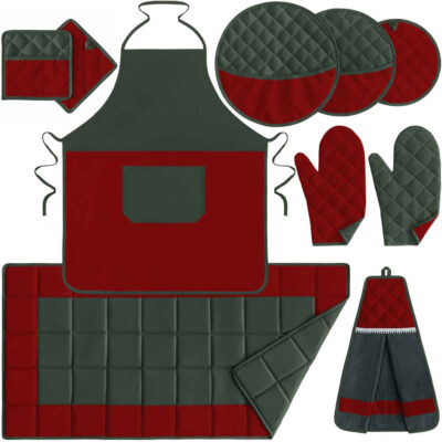 Ensemble de Tablier de Cuisine 10 Pièces Modèle Maison de Rêve