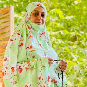Tchador Islamique de Namaz avec Manches pour Femmes Idéal pour la Prière – Vert Clair