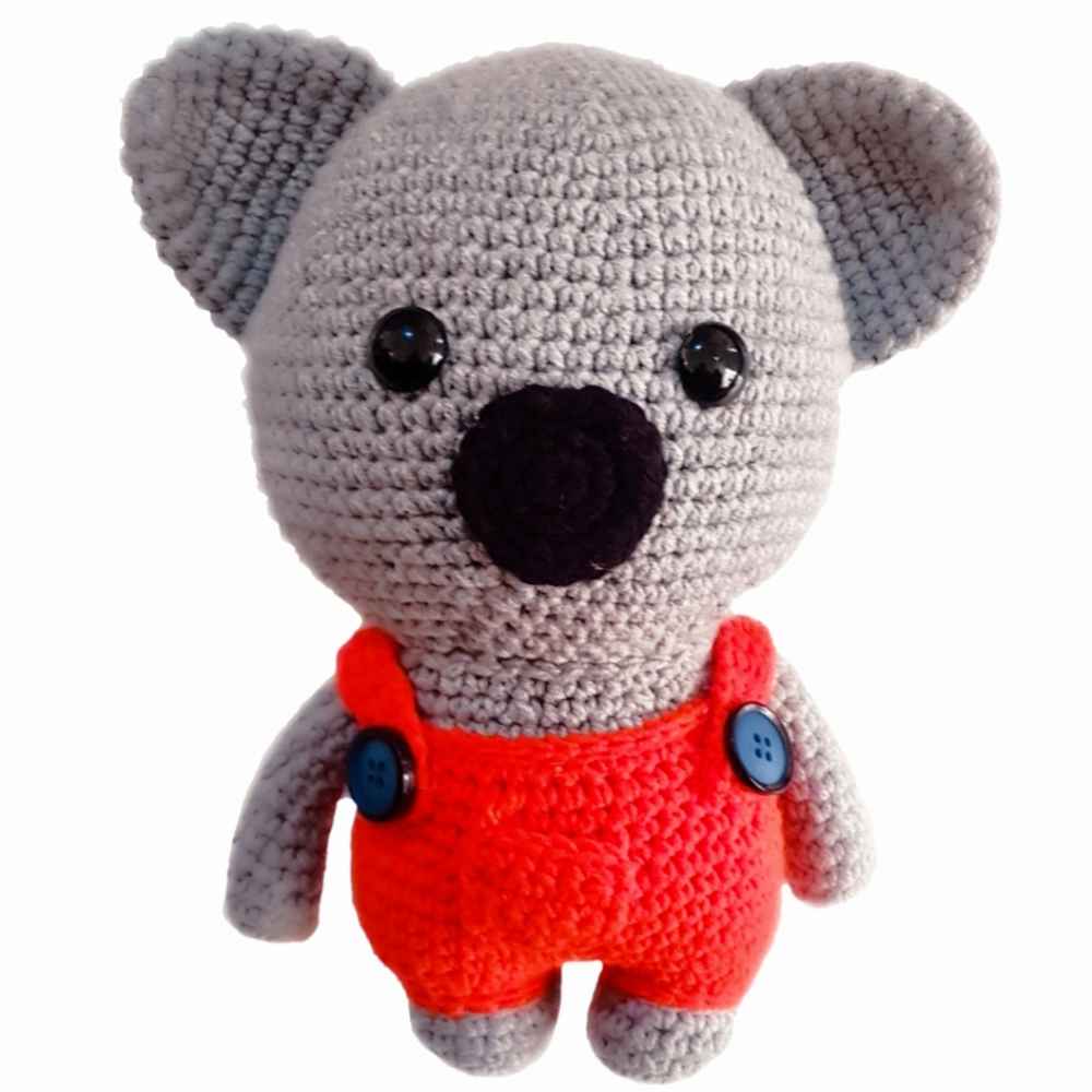 Amigurumi Animal Koala en Peluche – Jouet en Crochet Fait Main | Confortable et Câlin