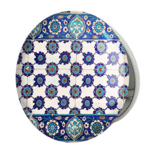 Miroir de poche portable avec design Afrooz inspiré de la Perse