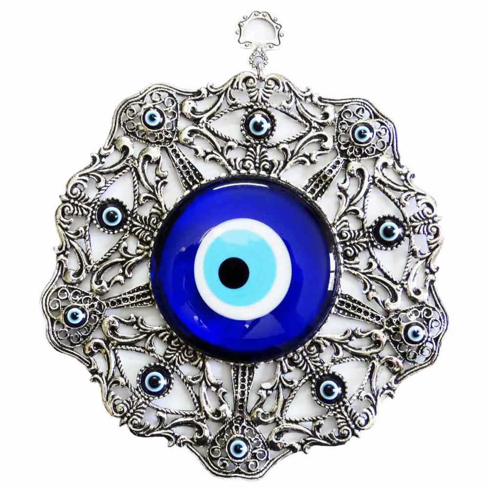 Amulette Murale Œil Turc Bleu Modèle Hasti