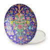 Miroir de poche portable avec design Zarin inspiré de la Perse