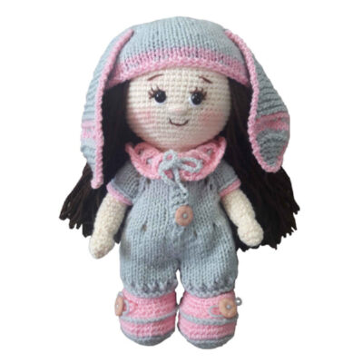 Amigurumi Poupée en Crochet Fait Main – Sourire | Jouet en Peluche Doux