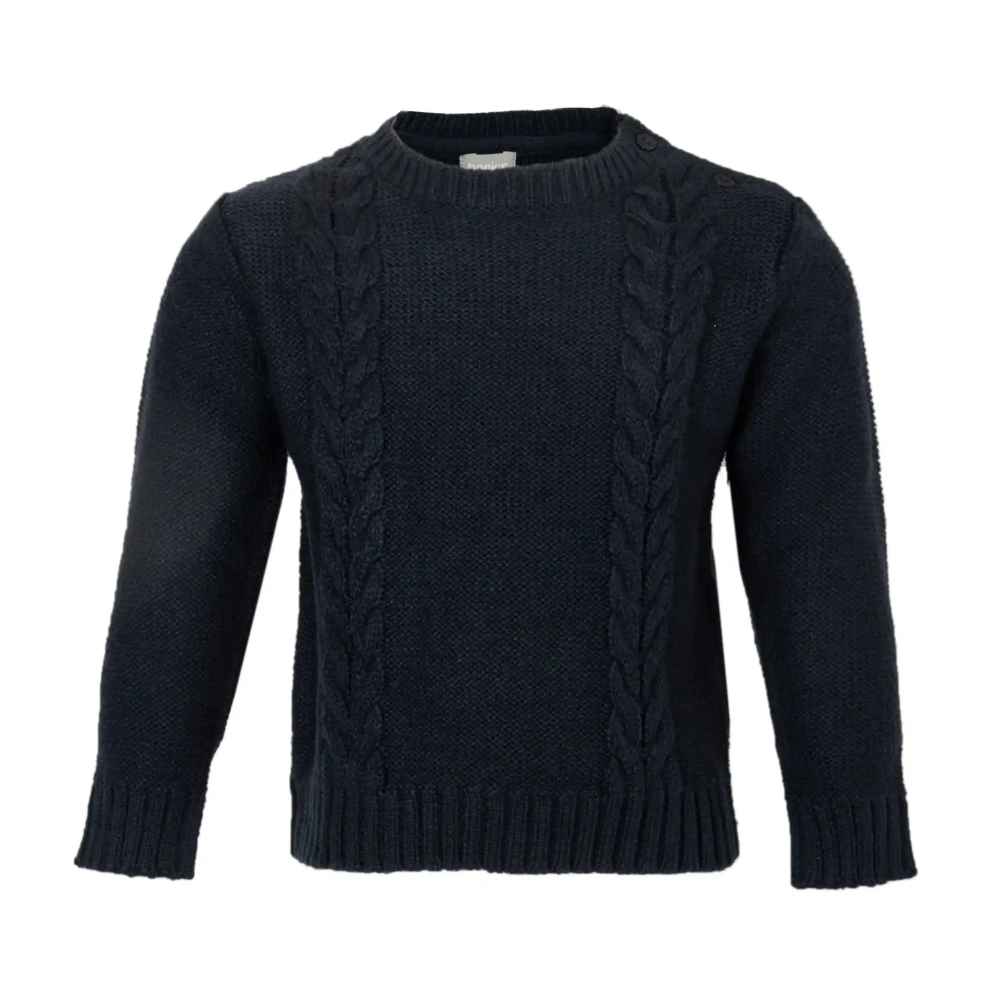 Pull tricoté pour bébé Modèle Winter (Noir)