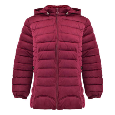 Puffer Jacket for Women Long Sleeve Zipper with Hood