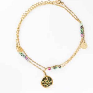 Bracelet Cheville en Chaîne Modèle Attrape-Rêves