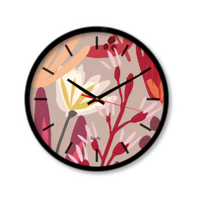 Horloge de Bureau Fantaisie Moderne – Modèle Fleur