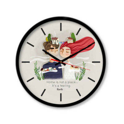 Horloge de Bureau Fantaisie Moderne – Modèle Maison