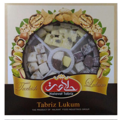 Lokum Délice turc mélangé avec des noix persanes – 600g
