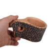 Tasse Rustique en Bois - Tasse de Camping Artisanale Modèle Jungle