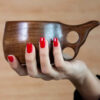 Tasse Rustique en Bois - Tasse de Camping Artisanale Modèle Arko