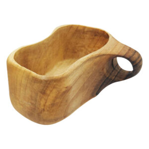 Tasse Rustique en Bois – Tasse de Camping Artisanale Modèle Shabnam