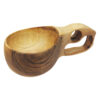 Tasse Rustique en Bois - Tasse de Camping Artisanale Modèle Toomaj