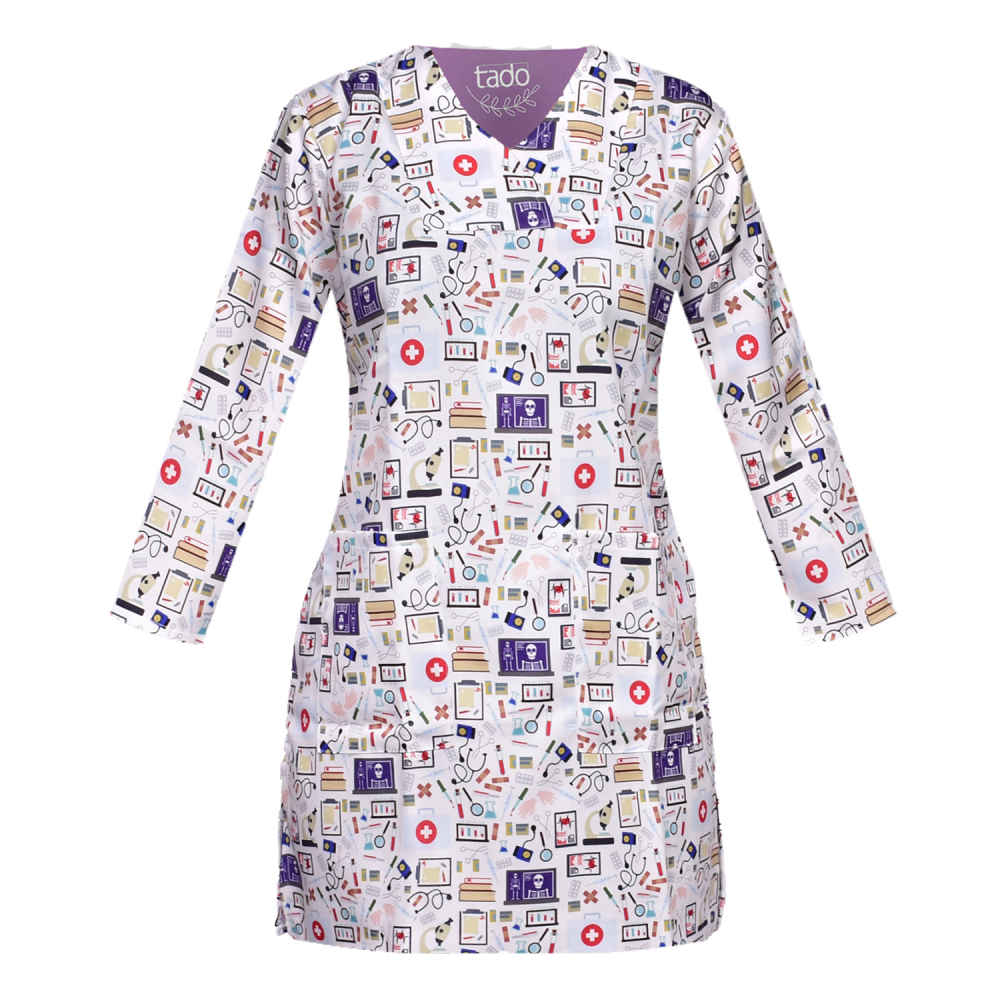 Blouse médicale pour femme – Polyvalente et confortable