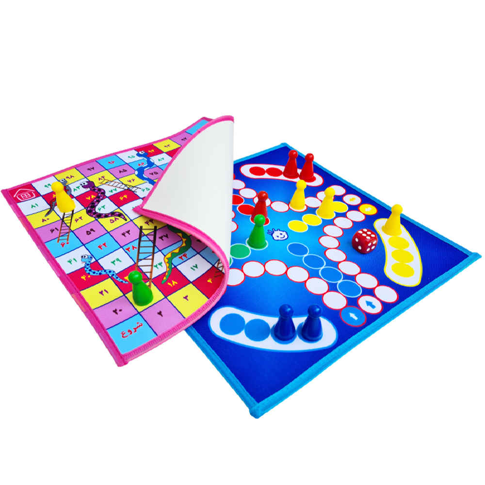 Mensch ärgere Dich nicht (Ludo) & Snakes & Ladders Set de Jeu