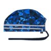 Uniforme d’infirmier bleu pour homme – Haut et ensemble de bonnet
