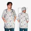Blouse d’infirmier blanche pour homme et ensemble de bonnet – Propre et confortable