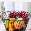 Panier à fruits en fil métallique modèle Atena