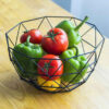 Panier à fruits en fil métallique modèle Moshabak