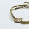 Bracelet en fil argenté persan minimaliste – Modèle Sin