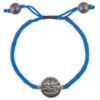 Bracelet en fil argenté bleu minimaliste – Design Rise