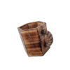 Tasse Rustique en Bois - Tasse de Camping Artisanale Modèle Roshana