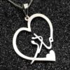 Collier Persan en Argent avec Calligraphie Minimaliste "Madar"