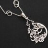 Collier Persan en Argent avec Calligraphie Minimaliste "Yalda"