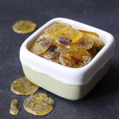 Poolaki persan – Bonbon croquant et dur sans sucre avec citron (Paquet de 2)