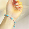 Bracelet en Argent avec Pierre Turquoise pour Femmes Laya